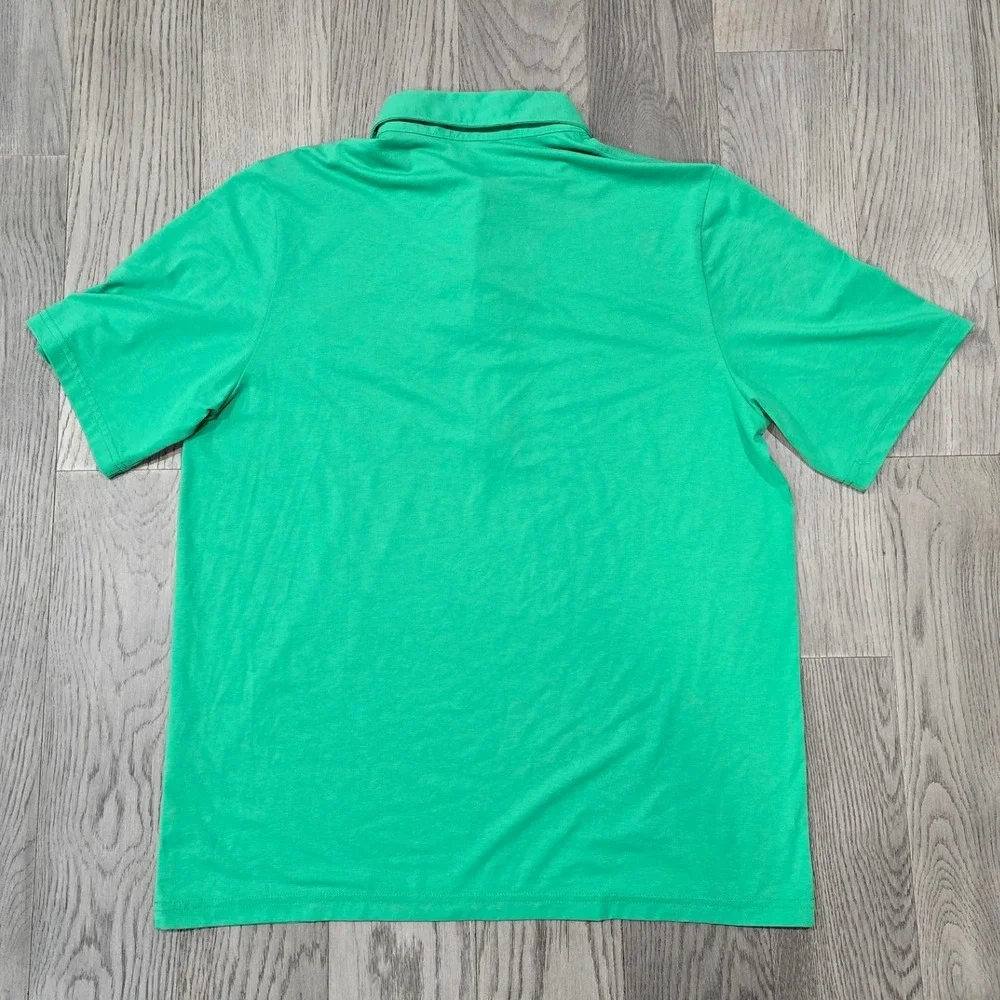 Criquet Pocket Golf Polo Green Men's Large Sandwich Logo - Picture 6 of 9